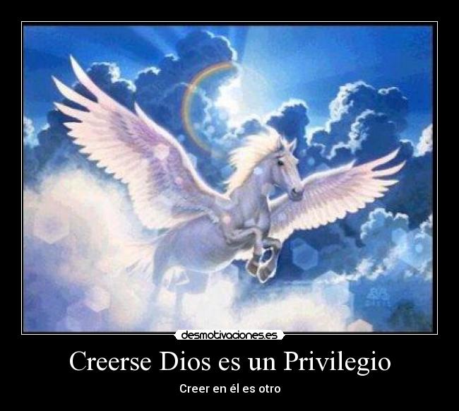 Creerse Dios es un Privilegio - 