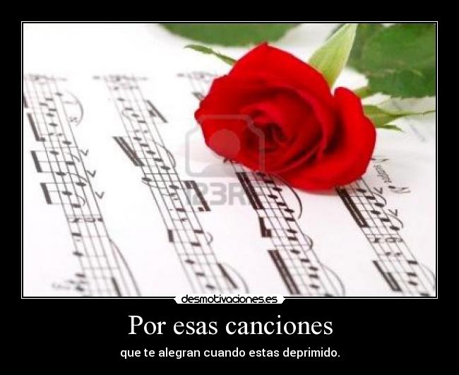 Por esas canciones -