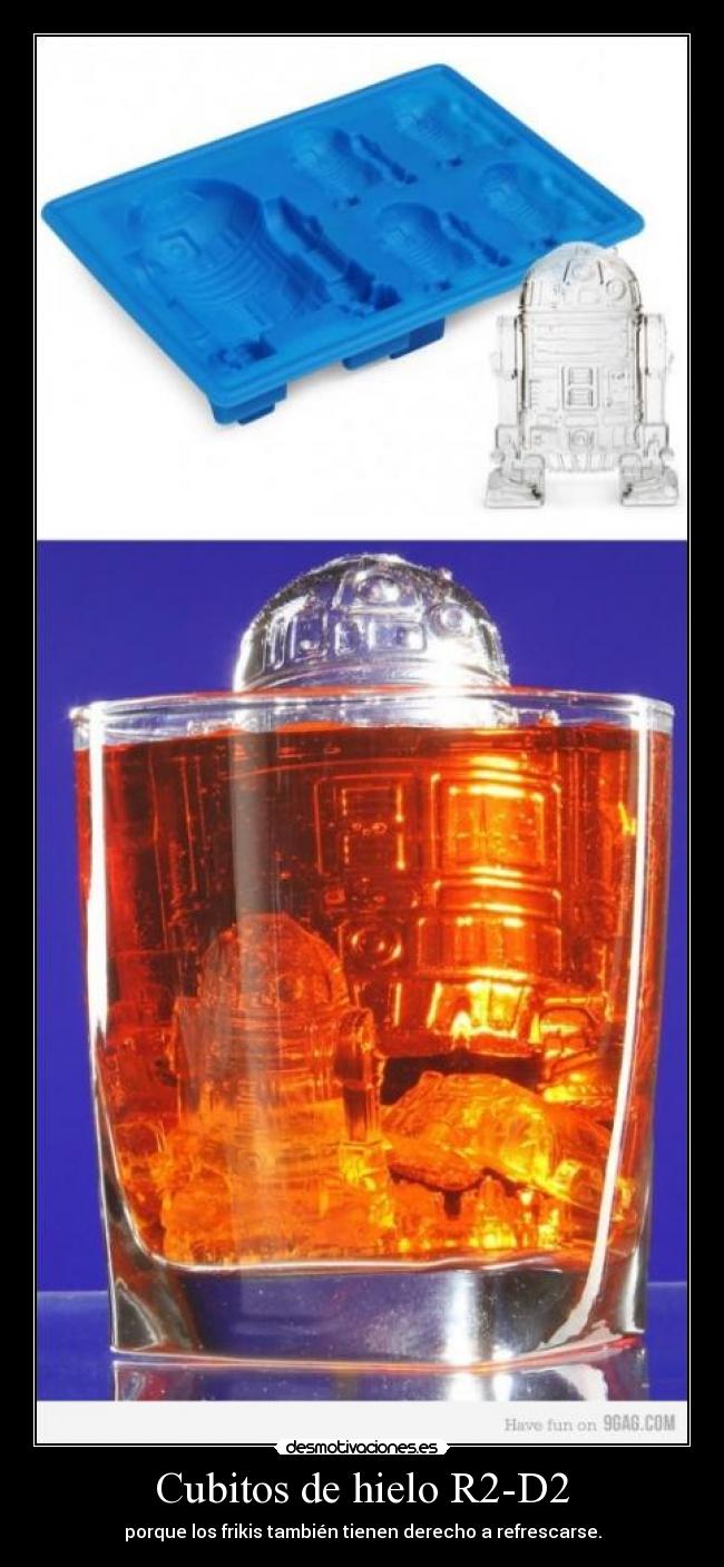 Cubitos de hielo R2-D2 -