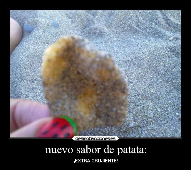 nuevo sabor de patata: - ¡EXTRA CRUJIENTE!