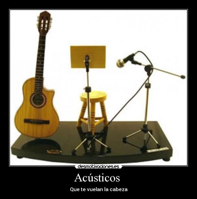 Acústicos - Que te vuelan la cabeza