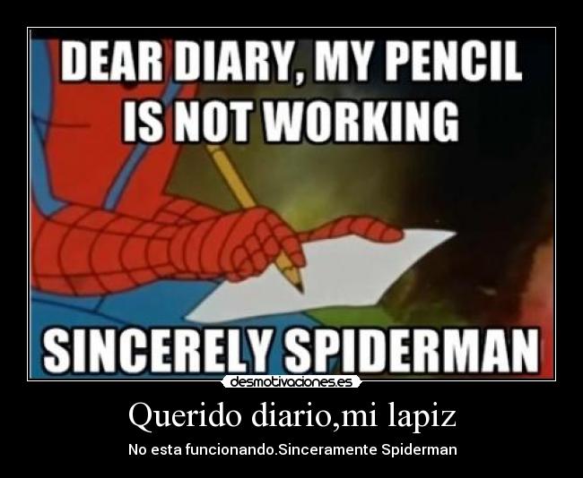 carteles spiderman desmotivaciones