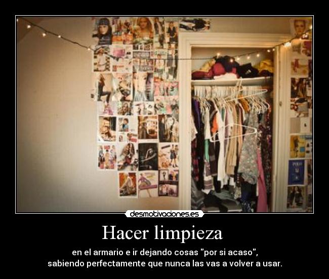 Hacer limpieza  - 