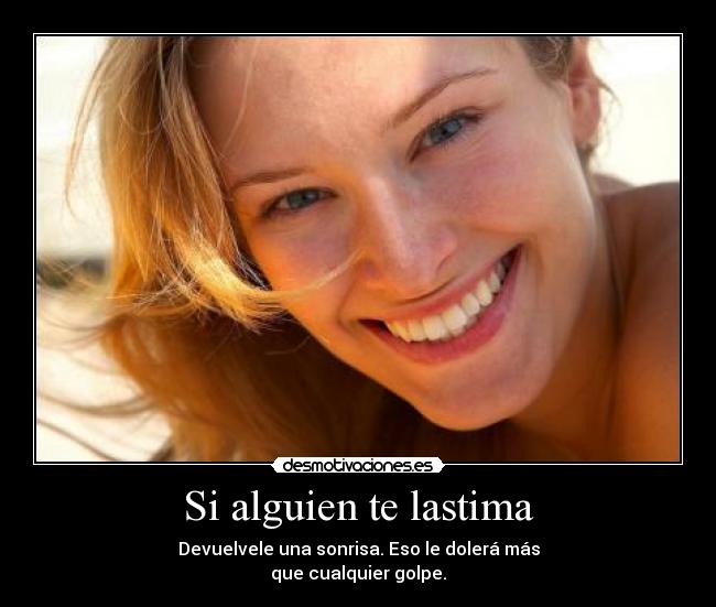Si alguien te lastima -