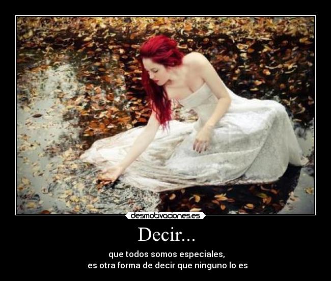 Decir... - 