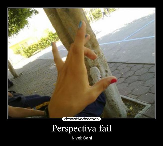Perspectiva fail - Nivel: Cani