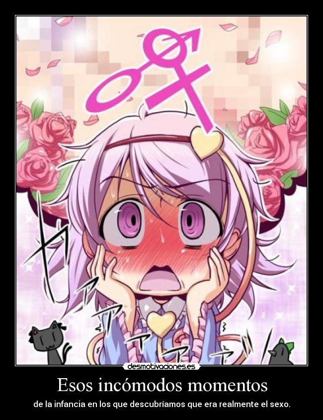 Esos incómodos momentos - de la infancia en los que descubríamos que era realmente el sexo.