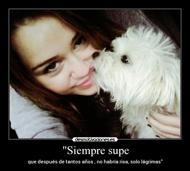 Siempre supe - 