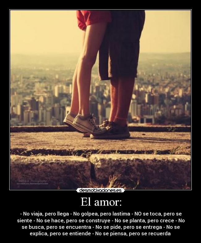 El amor: - 