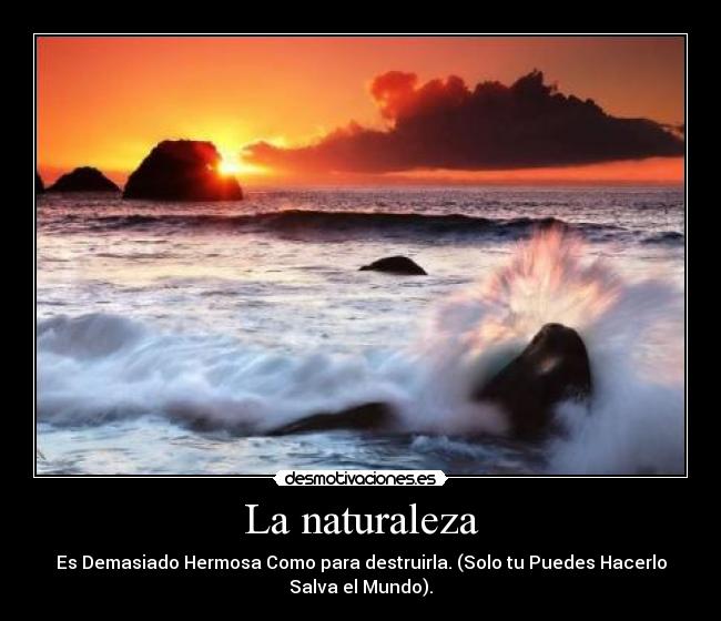 La naturaleza -