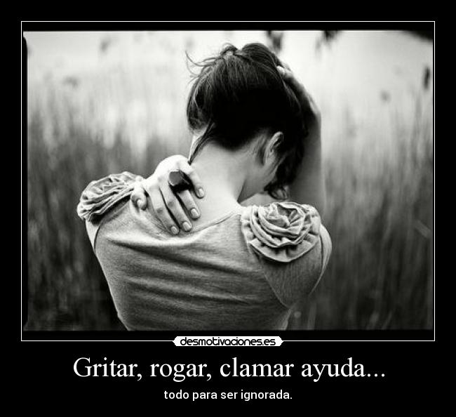 carteles ayuda ntz gritar rogar ignorar desmotivaciones