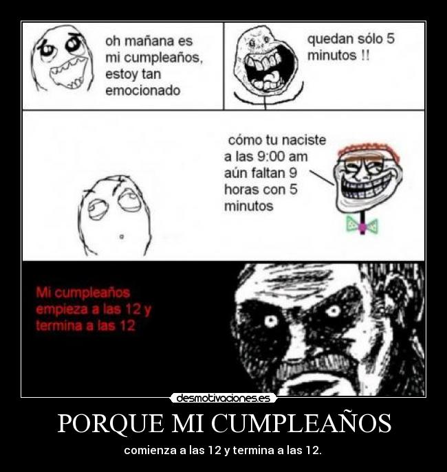 PORQUE MI CUMPLEAÑOS - 