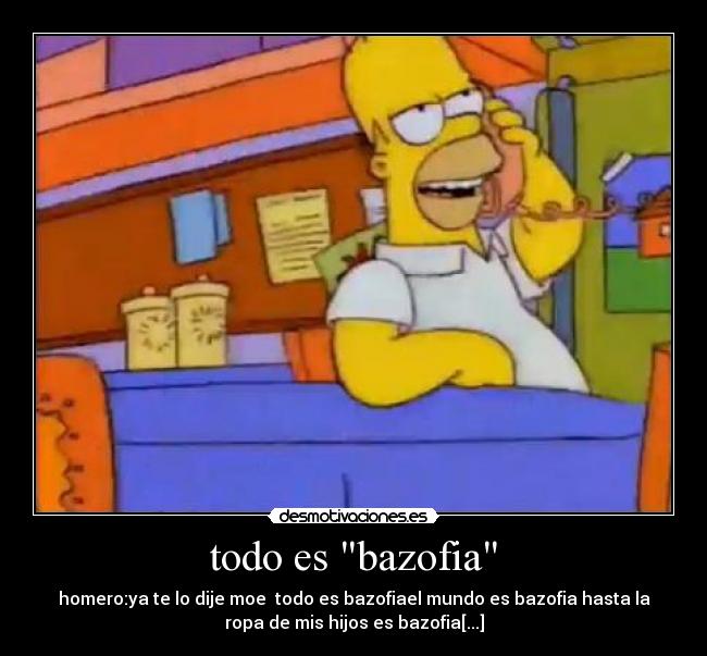 todo es bazofia - 