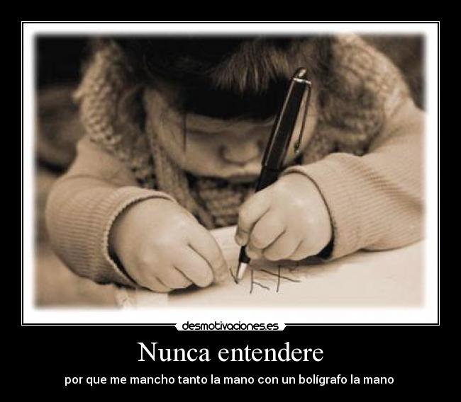 Nunca entendere - 
