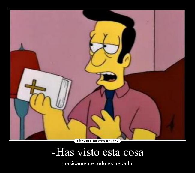 carteles reverendo alegria marge divorcio homero desmotivaciones