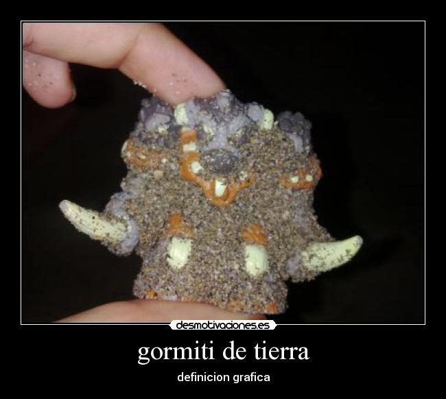 gormiti de tierra - definicion grafica