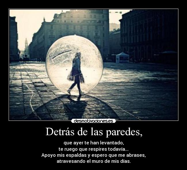 Detrás de las paredes, - 