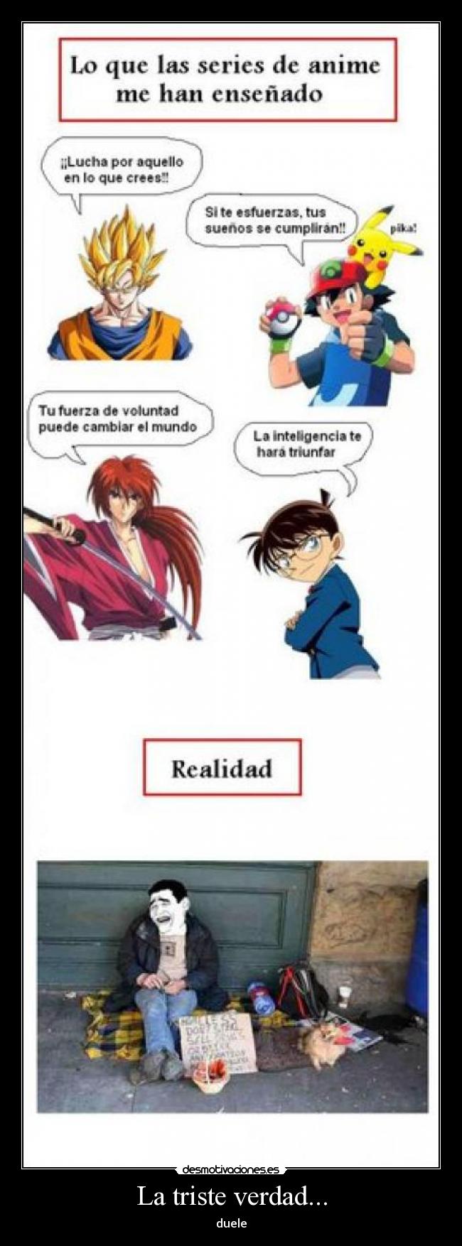 La triste verdad... -