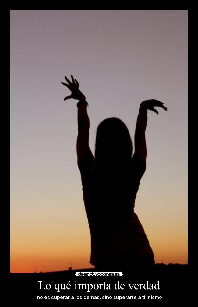 Lo qué importa de verdad -