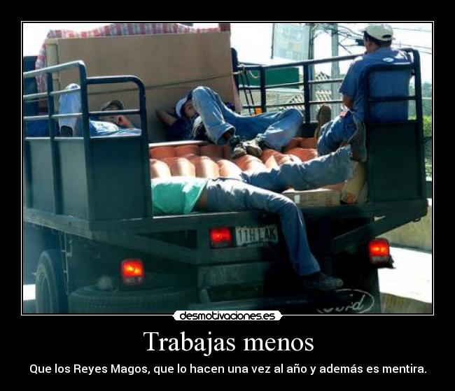 Trabajas menos - 