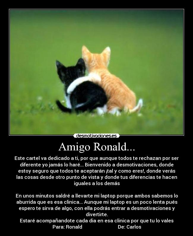 Amigo Ronald... - 