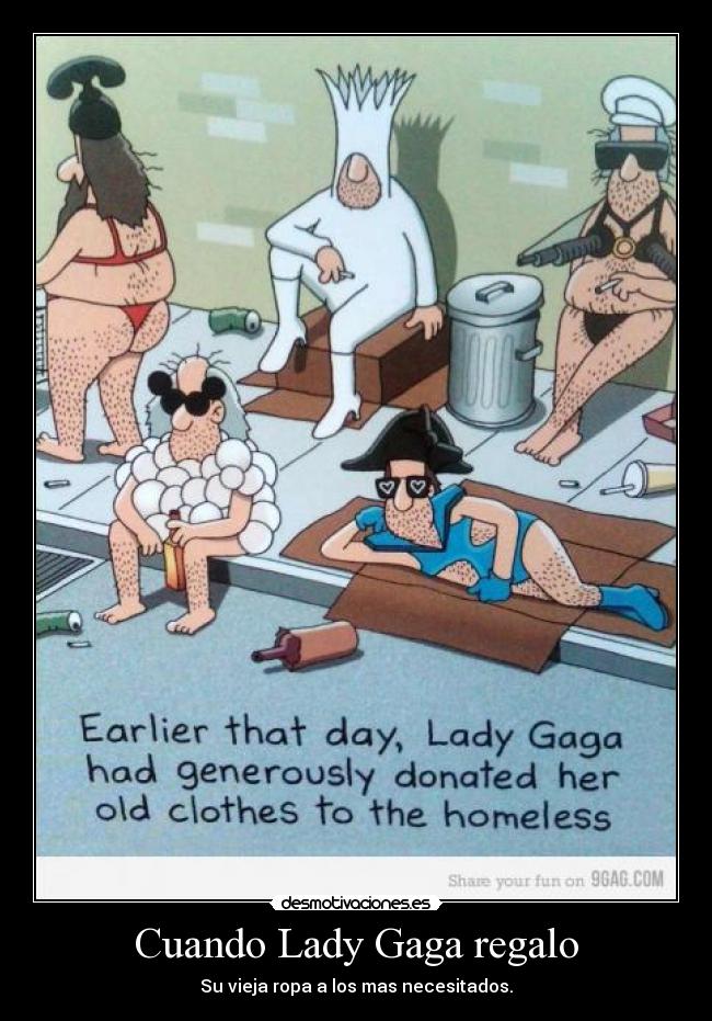 Cuando Lady Gaga regalo - 