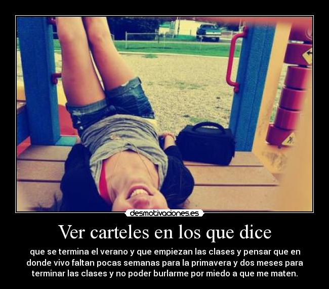 Ver carteles en los que dice - 