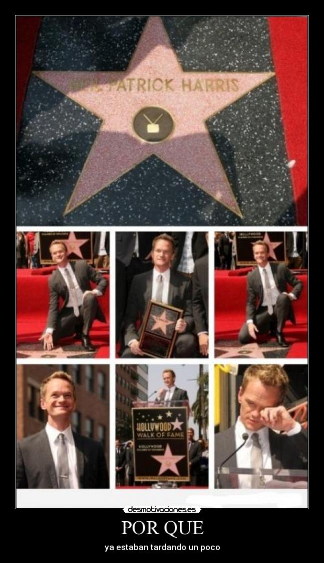 POR QUE - ya estaban tardando un poco