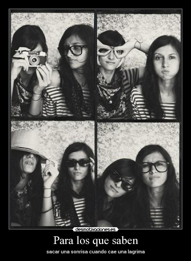 Para los que saben -