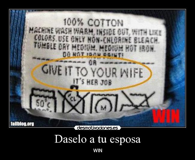Daselo a tu esposa - WIN