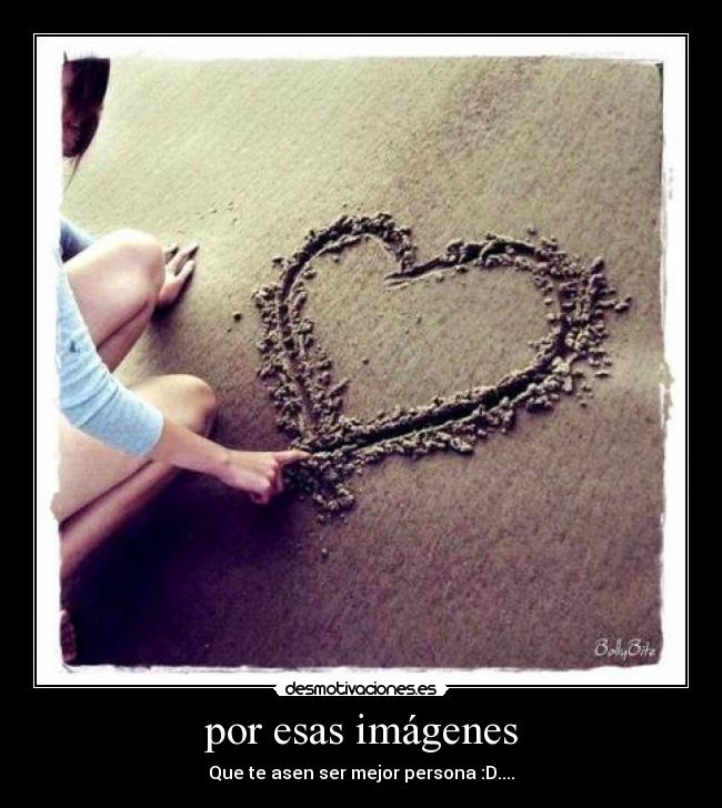 por esas imágenes -
