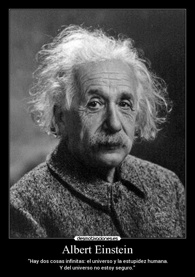 Albert Einstein -