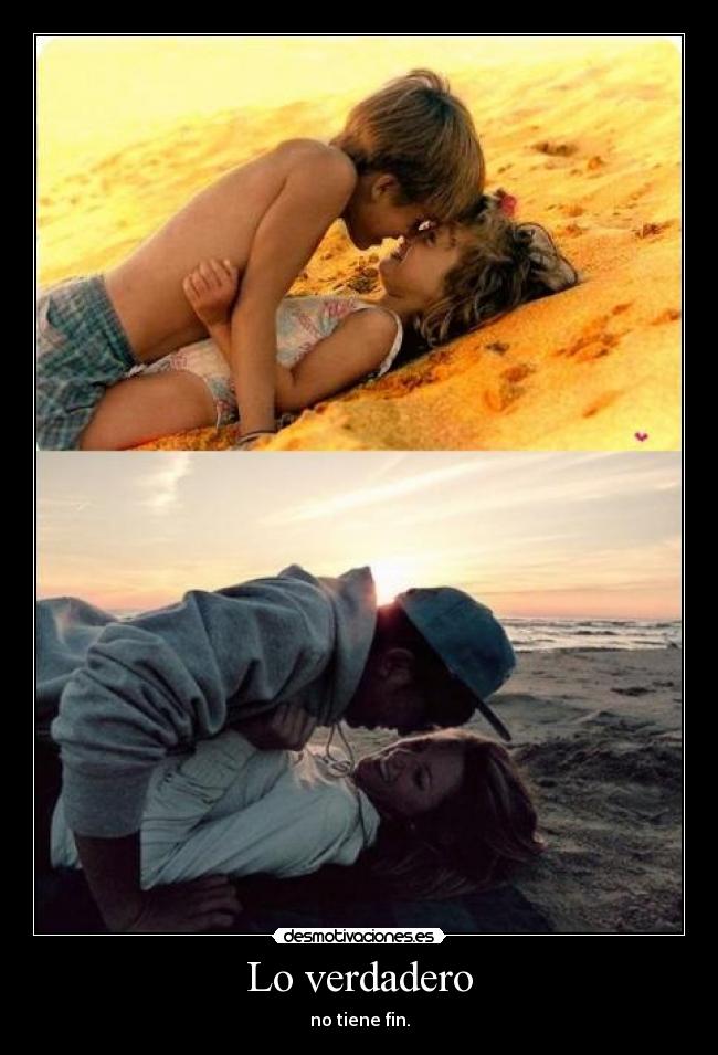 Lo verdadero - no tiene fin.