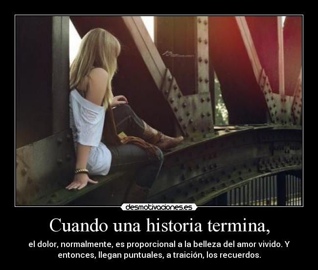 carteles historia amorsufrimiento desmotivaciones