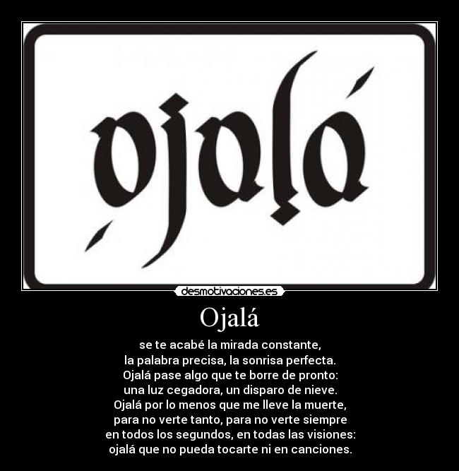 Ojalá - 