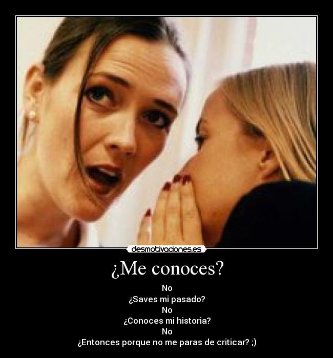 ¿Me conoces? - 