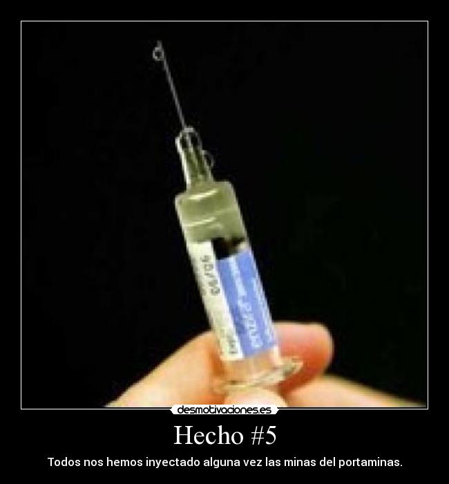 Hecho #5 - Todos nos hemos inyectado alguna vez las minas del portaminas.