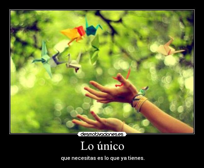 Lo único - 
