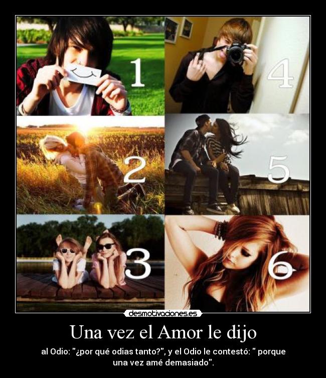 Una vez el Amor le dijo - 