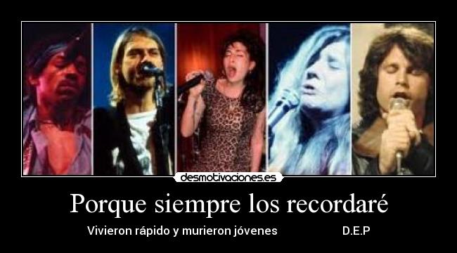 Porque siempre los recordaré - 