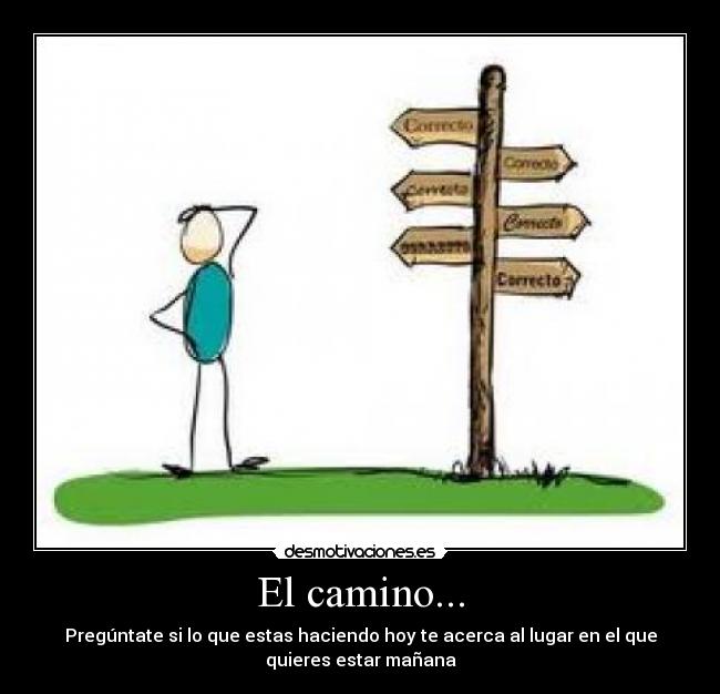 carteles preguntate que estas haciendo hoy acerca lugar que quieres estar manana desmotivaciones
