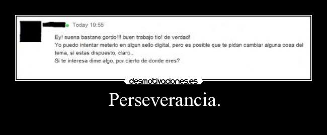 Perseverancia. -