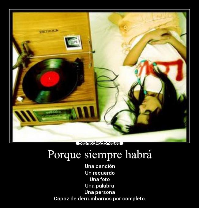 Porque siempre habrá -