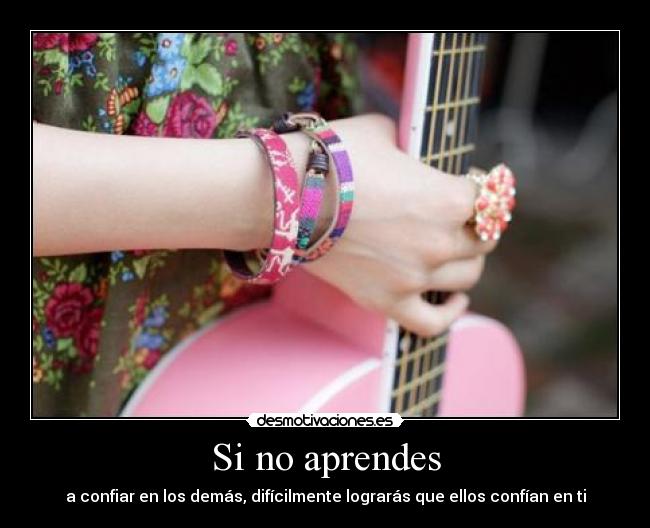 Si no aprendes - 
