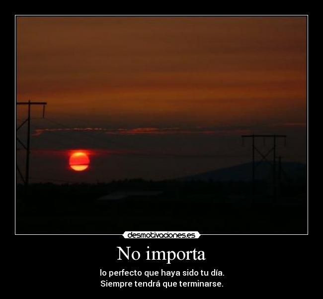 No importa - 