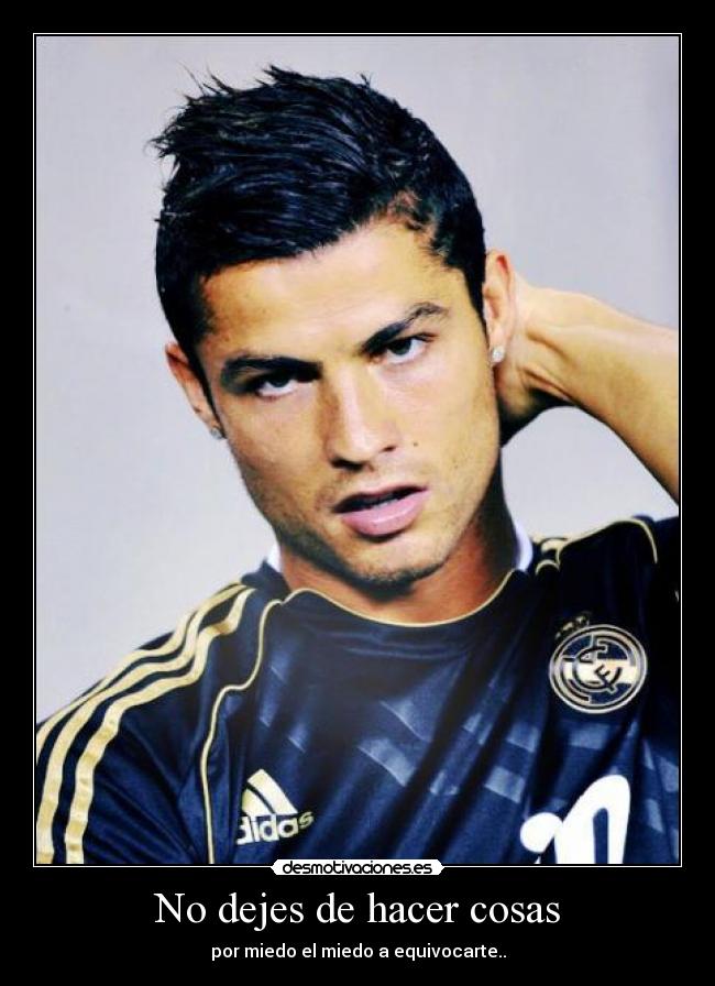 No dejes de hacer cosas -