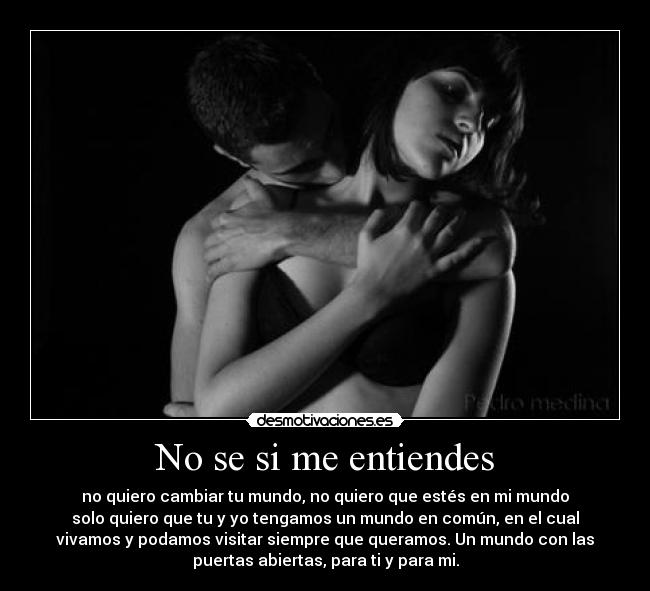 No se si me entiendes - 