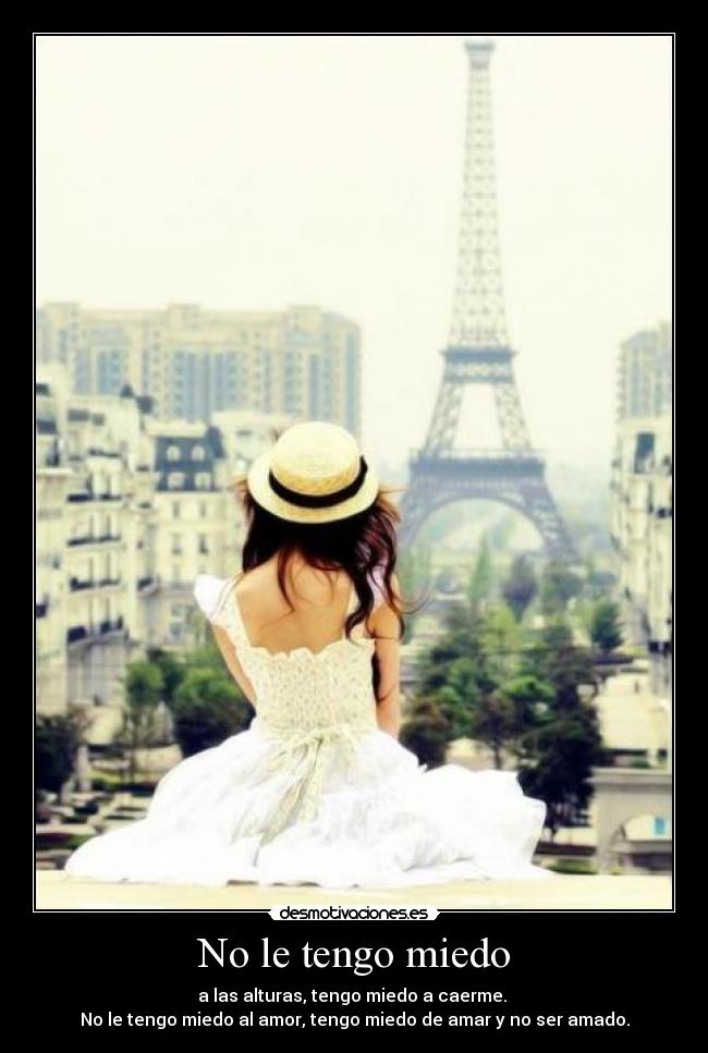 No le tengo miedo -