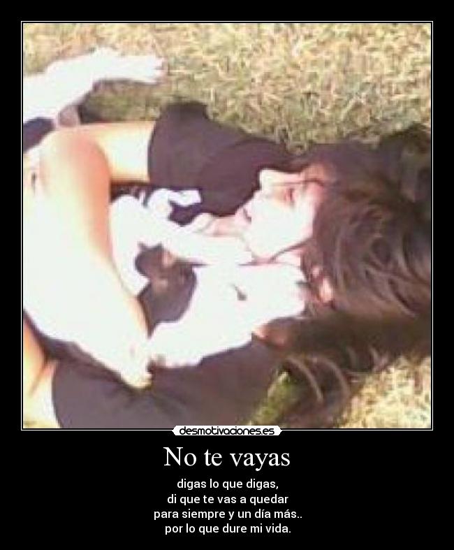 No te vayas - 