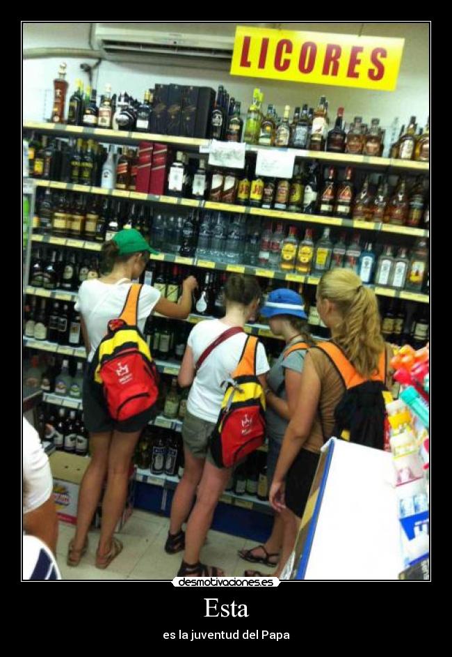 Esta - es la juventud del Papa